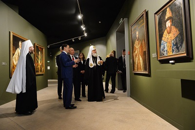Вчера выставку открыли Святейший Патриарх Кирилл и Президент РФ Владимир Путин. Фото священника Игоря Палкина