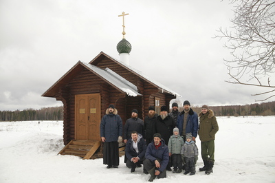 Участники экспедиции во главе с епископом Рыбинским и Даниловским Вениамином. Фото Алёны Дрожжиной