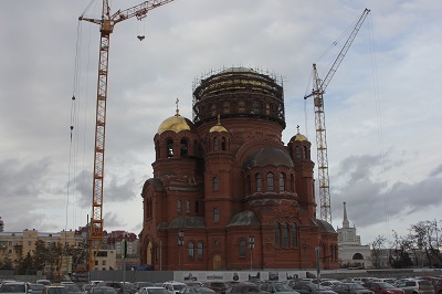 Общестроительные работы на новом Александро-Невском кафедральном соборе практически завершены