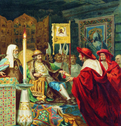 Г.И. Семирадский. св. Александр Невский принимает папских легатов. 1877 г.