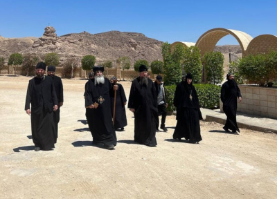 Молитвами первых преподобных: делегация монашествующих Русской Православной Церкви посетила святыни Египта