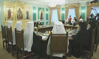 Заседание Священного Синода 10 декабря 2008.