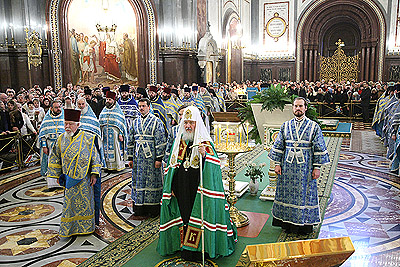 Служение Патриарха Кирилла 10-15 февраля 2009