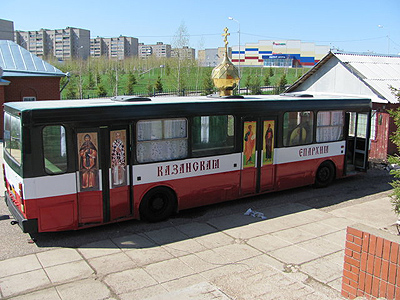 Миссионерский автобус-храм появился в Казанской епархии
