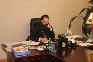 Прямая телефонная линия с епископом Пятигорским и Черкесским Феофилактом