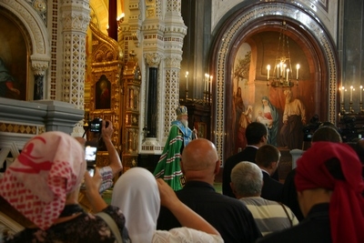 Святейший Патриарх Кирилл совершил молебен перед открытием II Общецерковного съезда по социальному служению