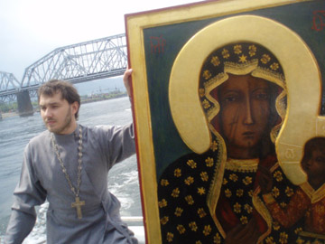 В Вильнюс прибыл список чудотворной иконы Божией Матери "Ченстоховская"