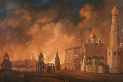 А.Ф. Смирнов. Пожар Москвы в сентябре 1812 года