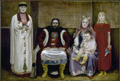 Семья купца в XVII веке. А.Рябушкин, 1896 год