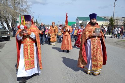 Вдоль российско-казахстанской границы прошел традиционный крестный ход