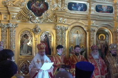 Освящена воссозданная Преображенская церковь в одноименном районе российской столицы