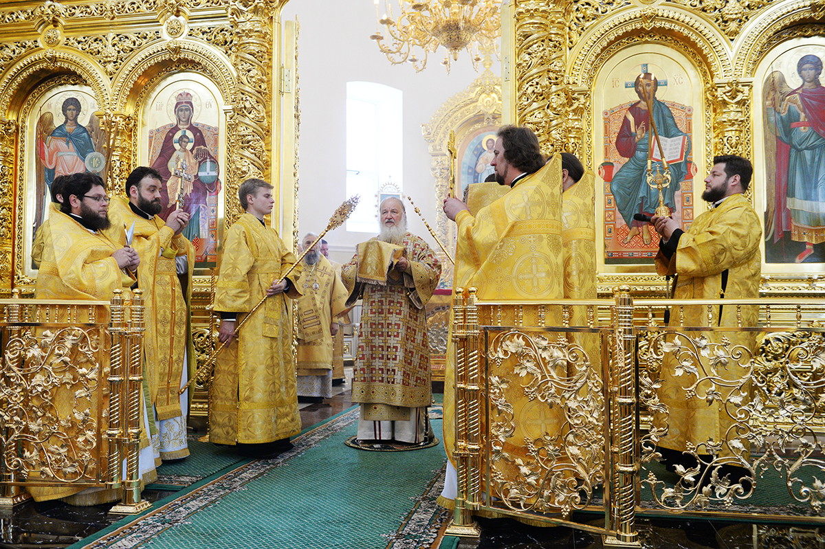 Фото patriarchia.ru. Освящение храма святых равноапостольных Кирилла и Мефодия в Саранске