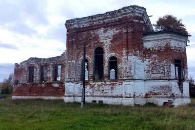 Никольский храм в д. Погост (Холомогорский район)